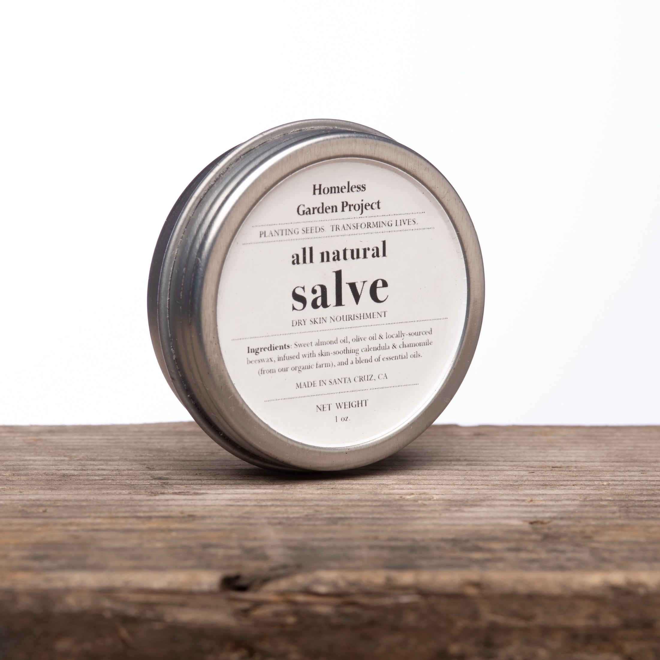 All Natural Salve Homeless Garden Project Store